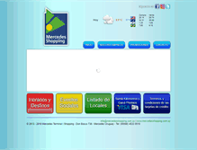 Tablet Screenshot of mercedesshopping.com.uy
